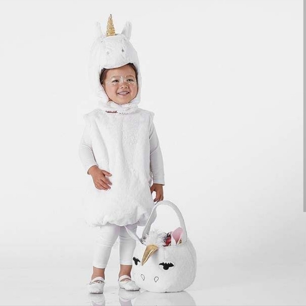 Pottery Barn Kids Unicorn Costume - Size 7/8 - NWT